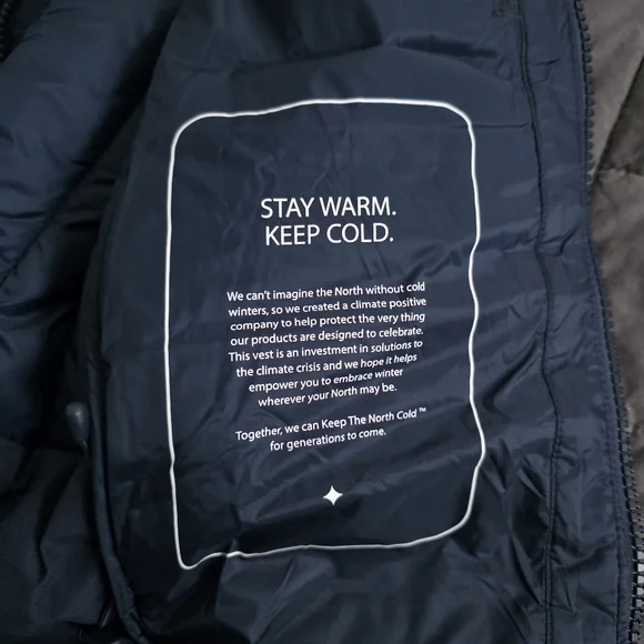 Askov Finlayson Preservation Insulated Puffer Vest Blue Small Outdoor Hiking - Picture 3 of 10